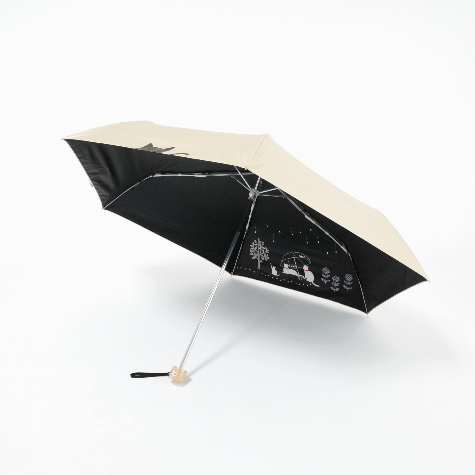 【預購】J0519901 貓咪圖案折疊傘 50cm 3種顏色