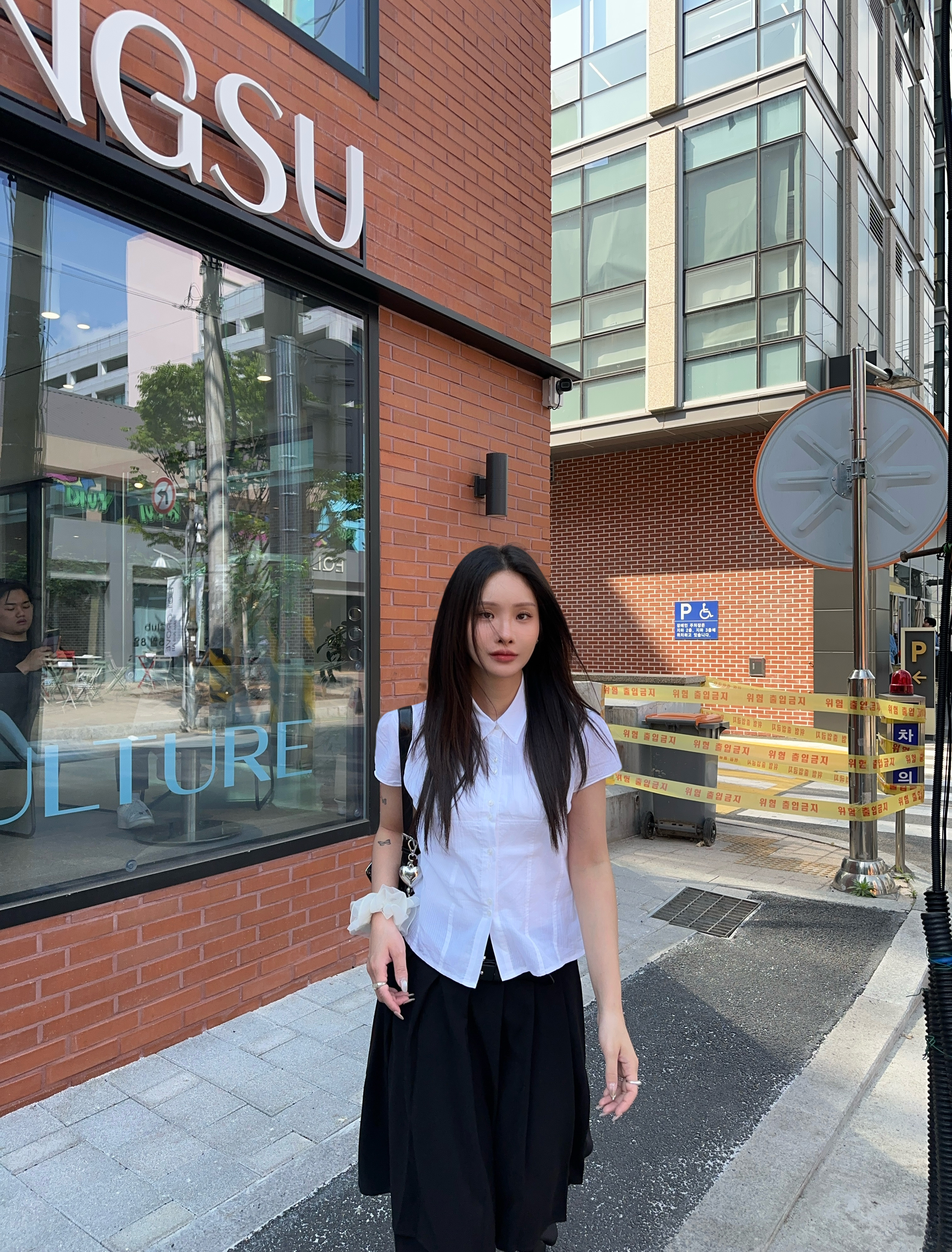 【現貨】T12 Baby棉麻短袖襯衫 (白)