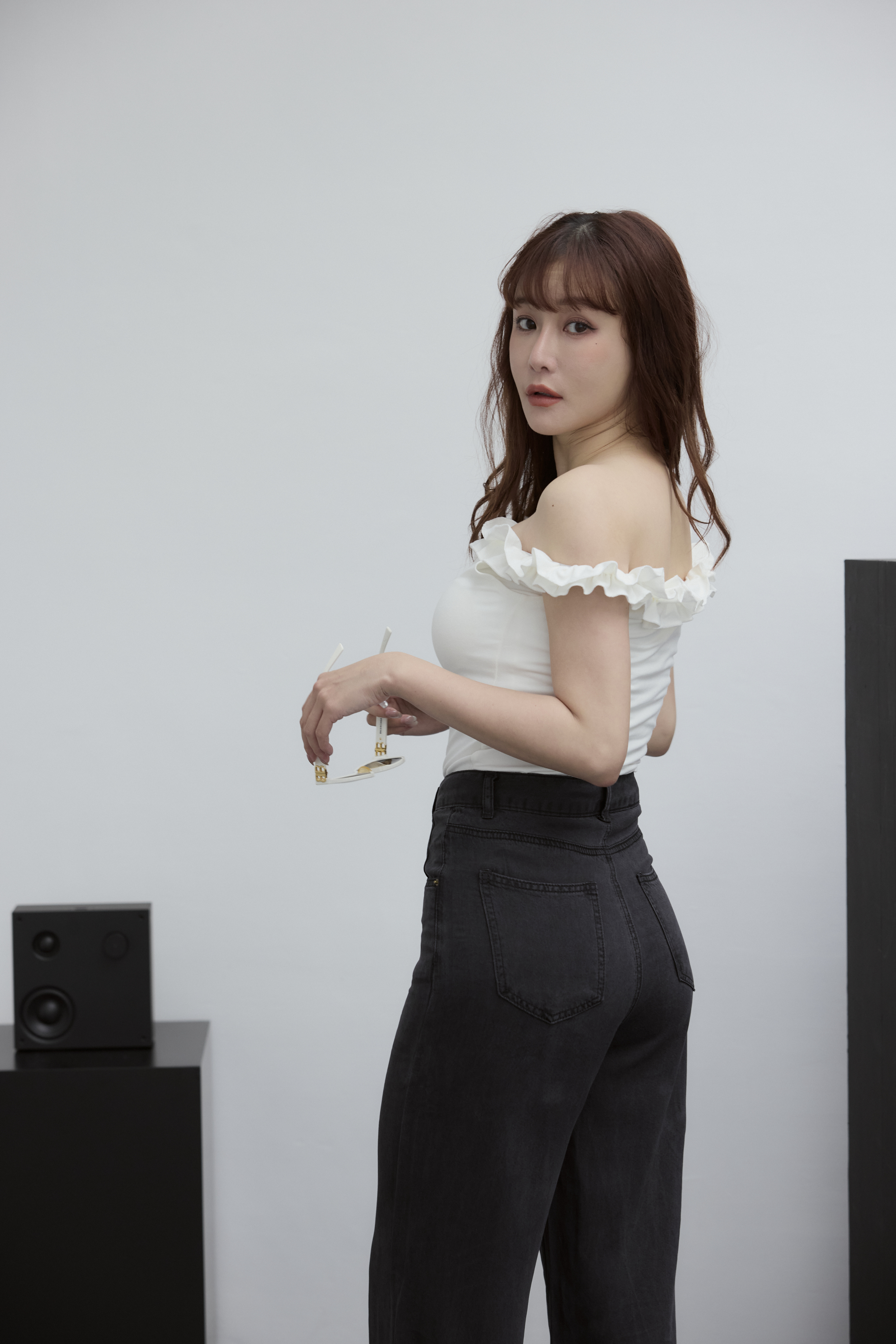 涼感天絲炭灰長褲