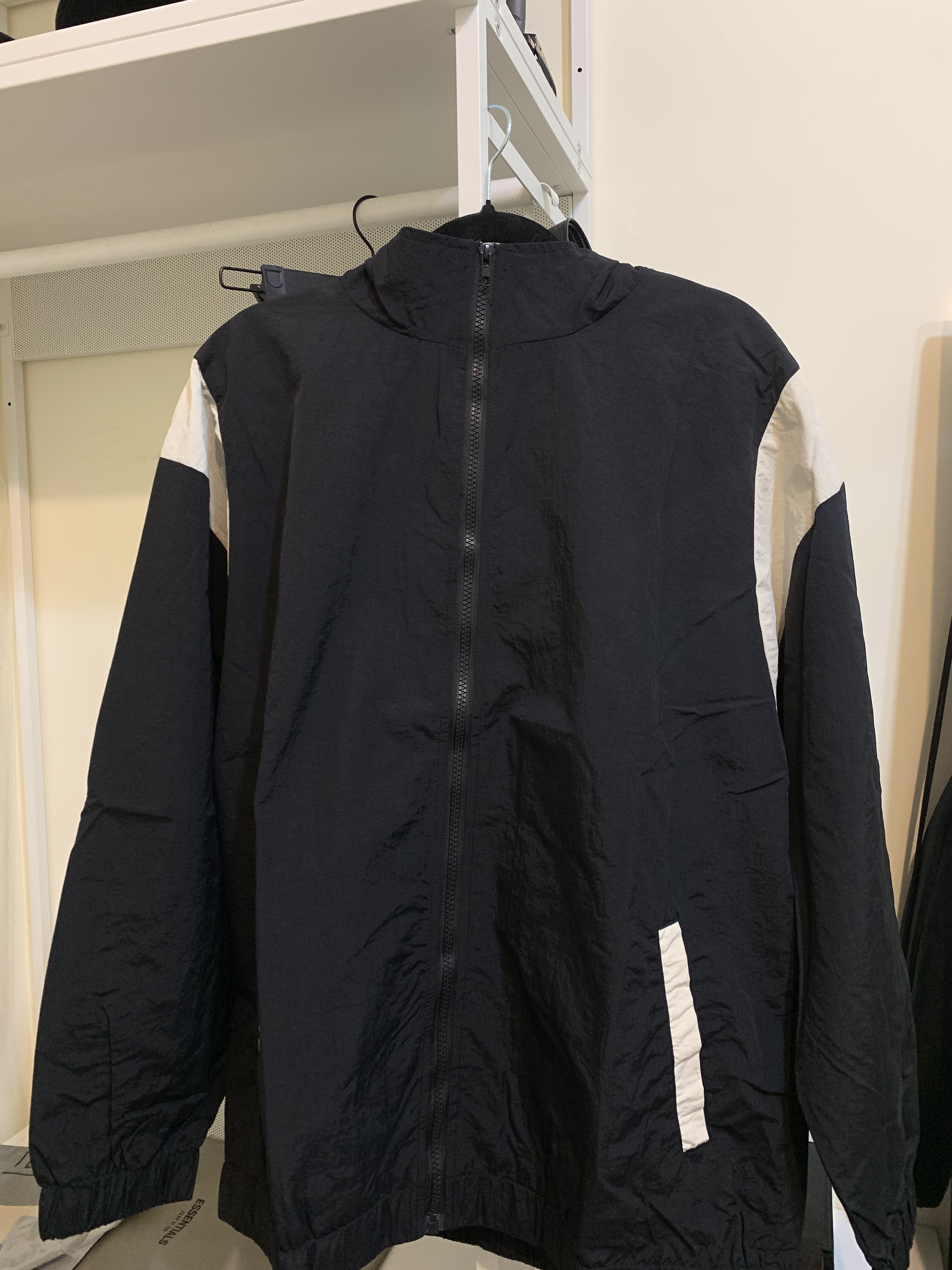 立領 拼接 外套