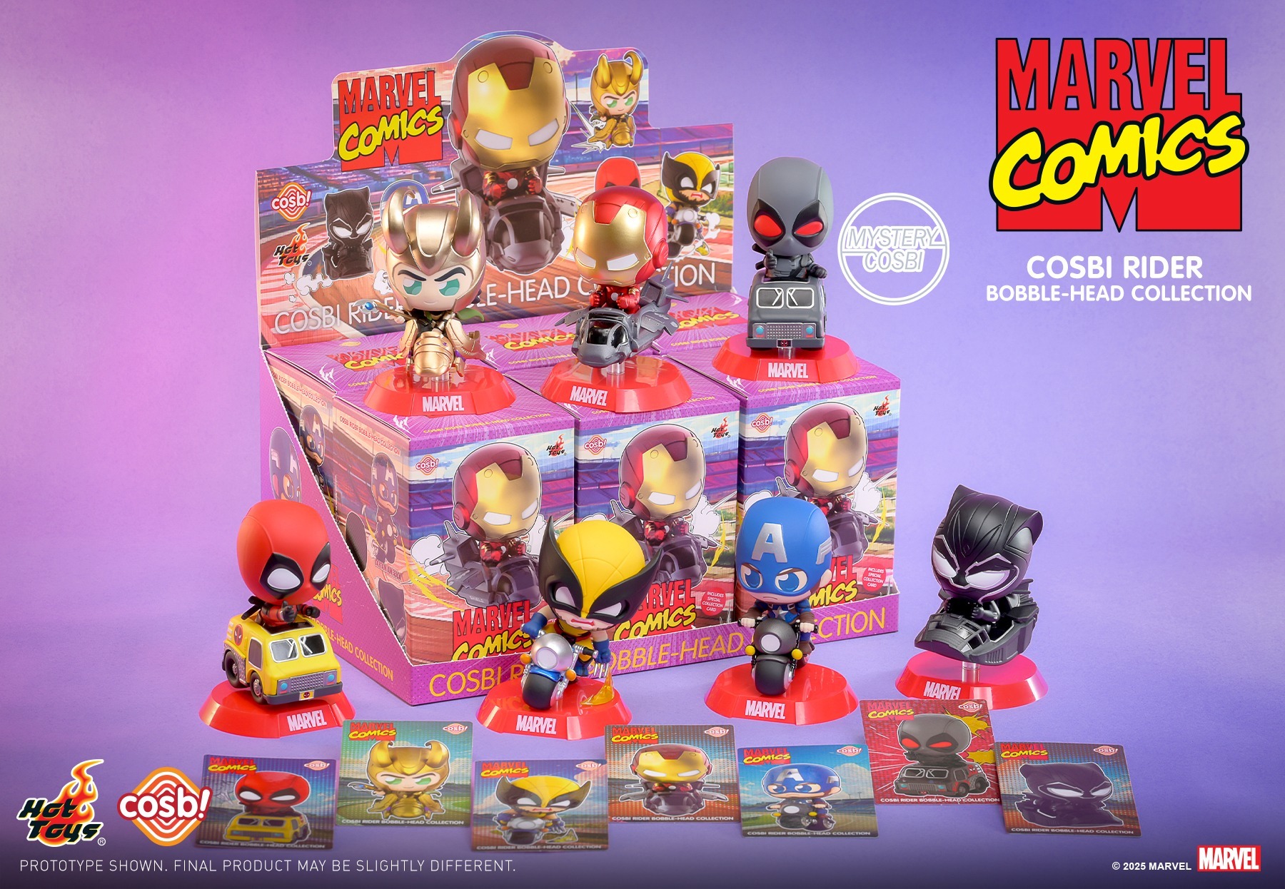 Hoy Toys 漫威Marvel 漫畫 Cosbi 騎士系列 (全套6款)
