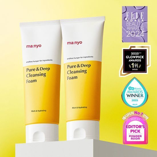 《Olive young連線》MANYO pure & deep cleansing foam 160ml 1+1
