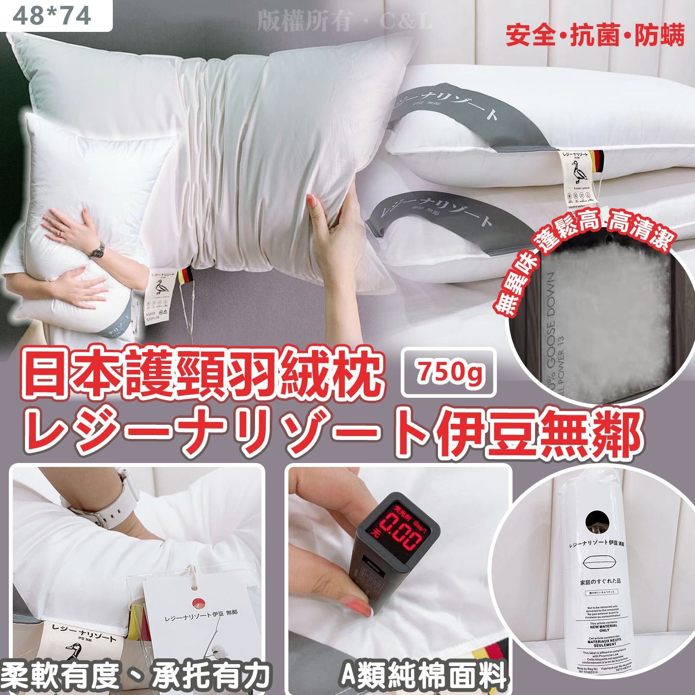 日本護頸羽絨枕レジーナリゾート伊豆無鄰