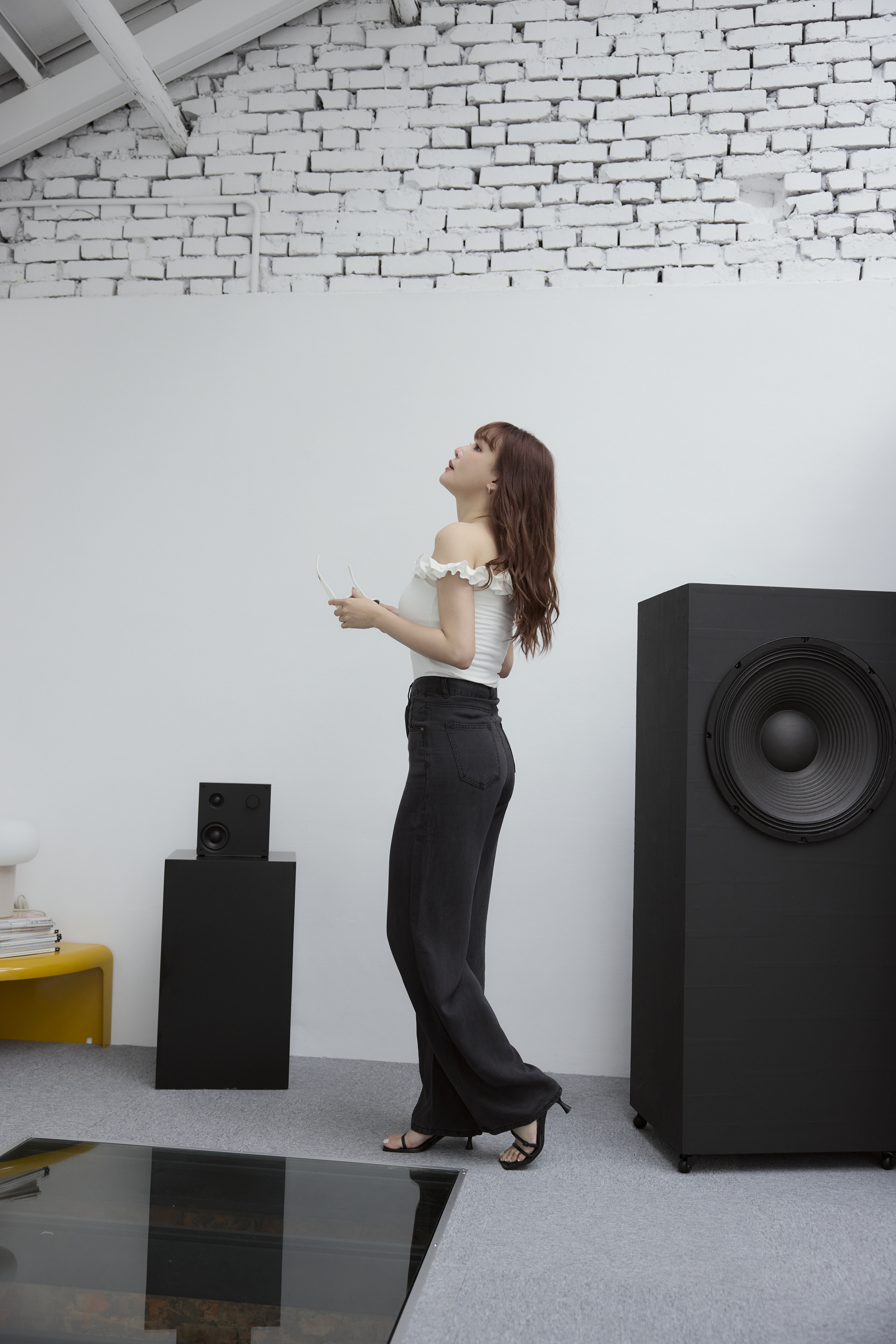 花邊無袖平口2Way上衣