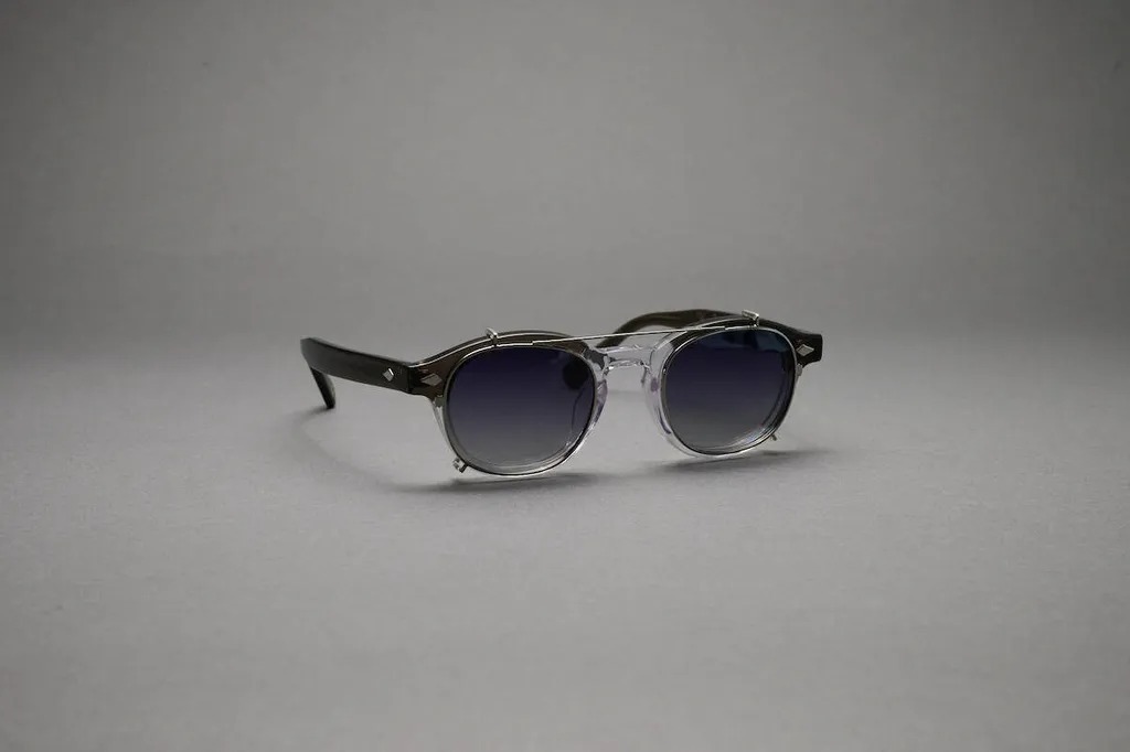 VATIC John  Va00507灰拼透明框灰鏡腳外掛黑片