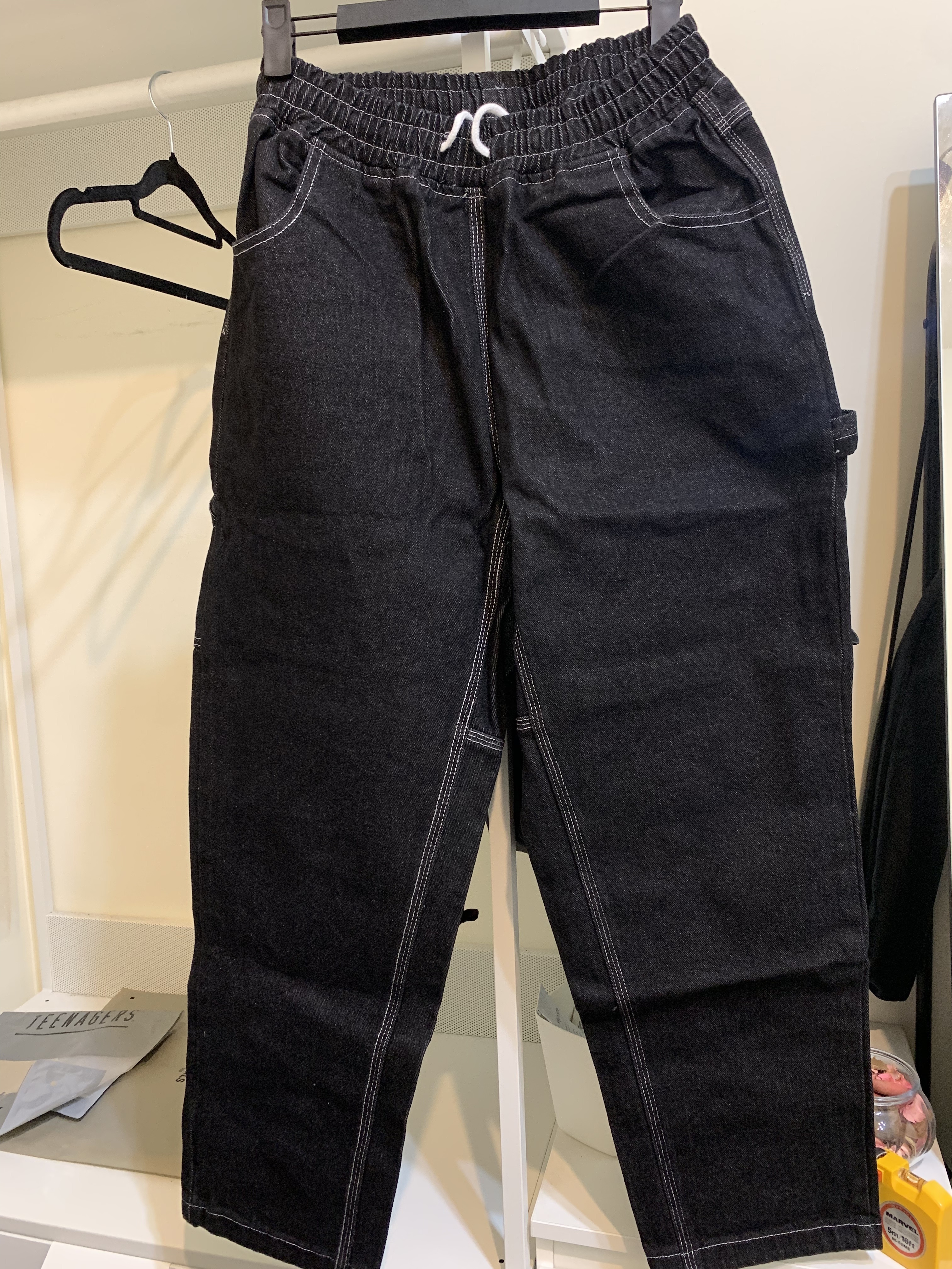 插畫家 直筒 牛仔褲