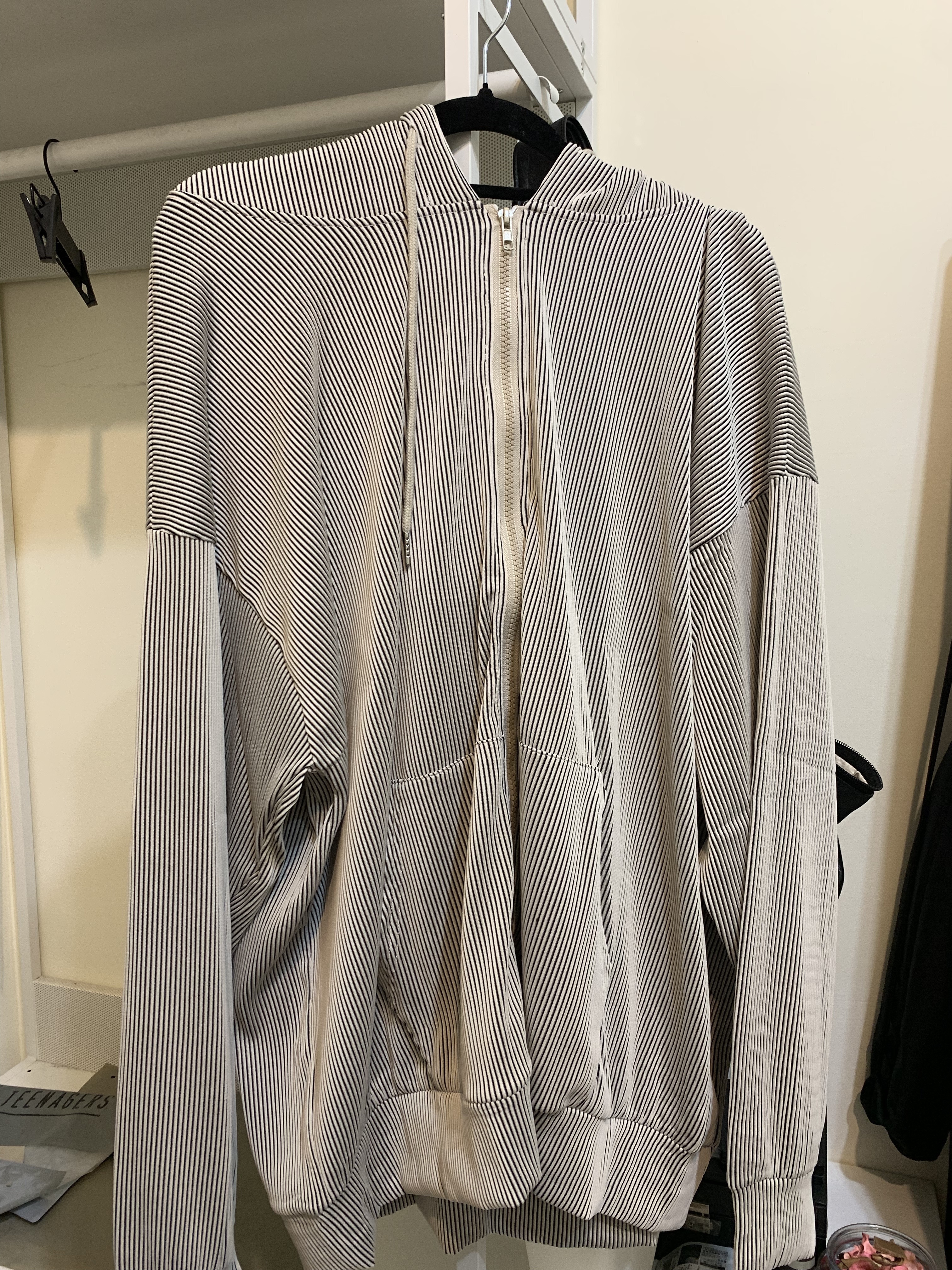 立體 條紋 外套