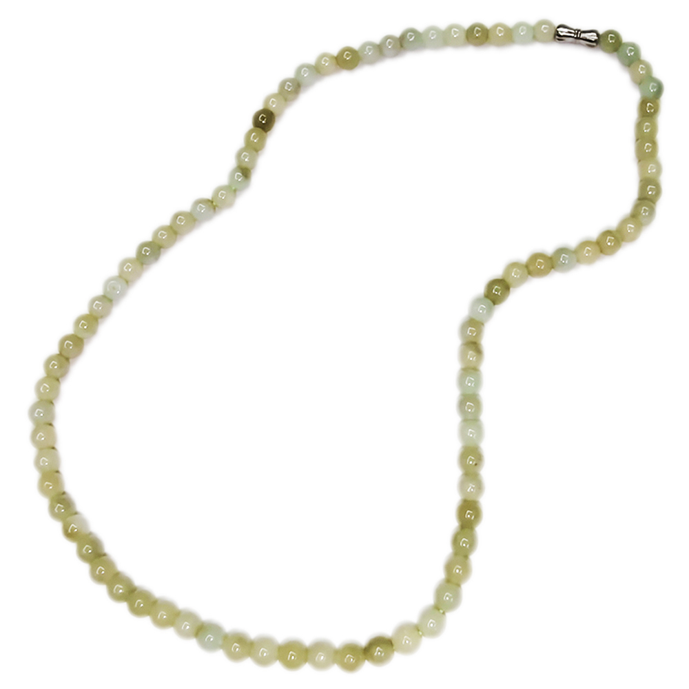 緬甸玉圓珠項鍊6mm【十方】142088