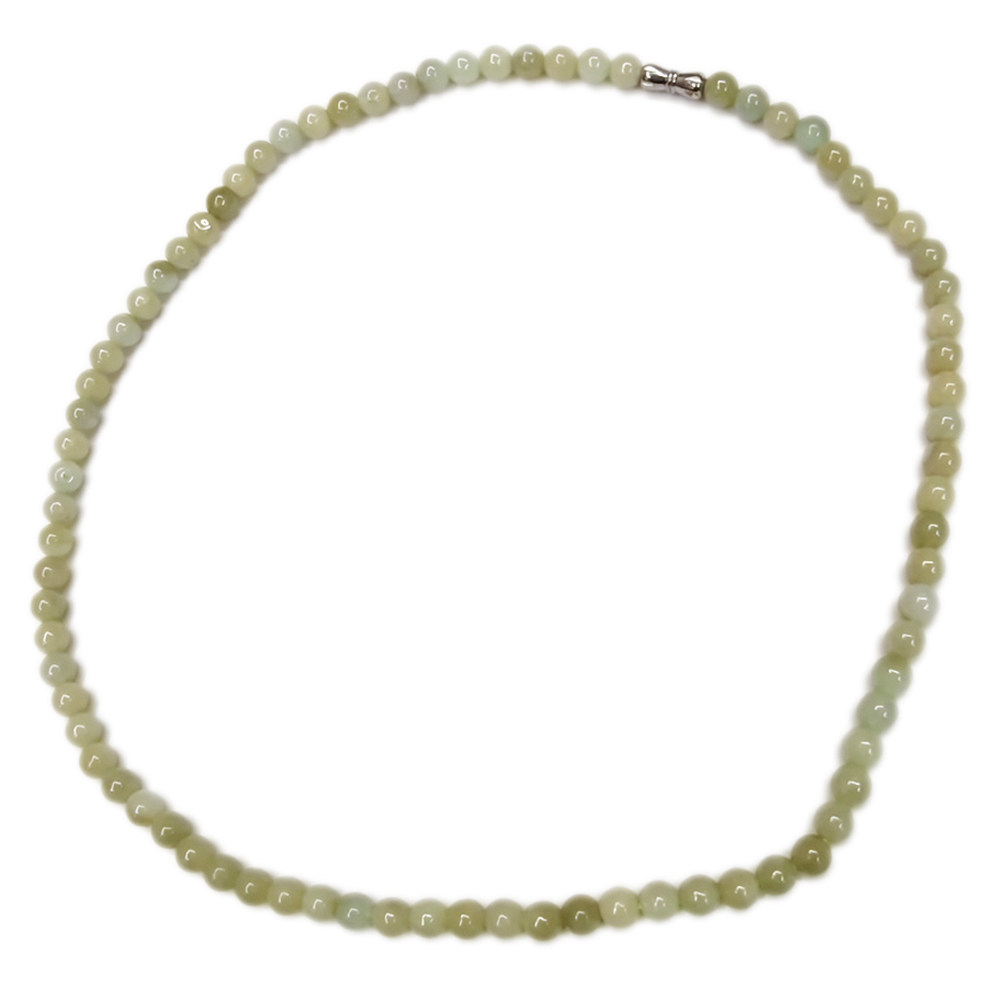 緬甸玉圓珠項鍊6mm【十方】142088