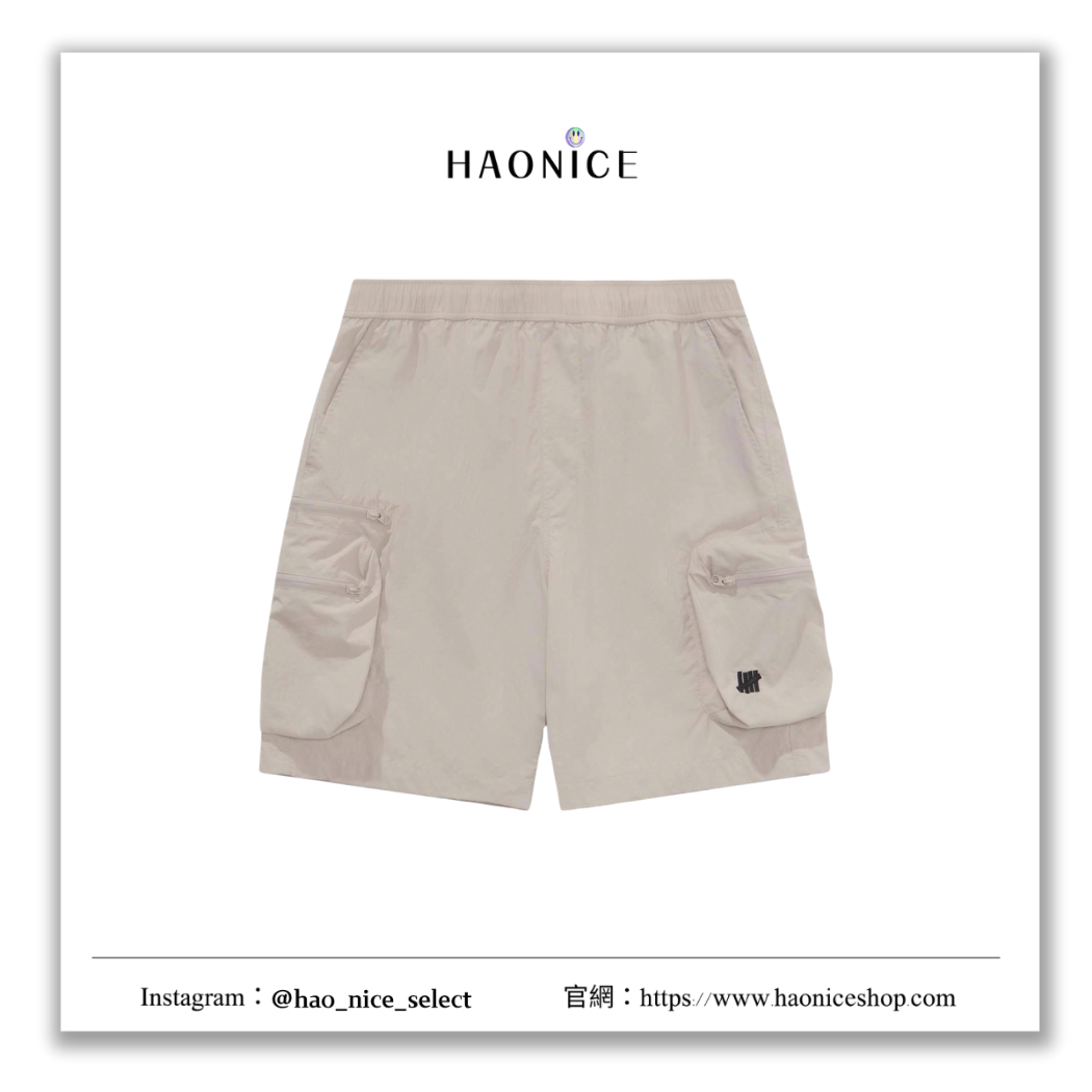 【HAO NICE】100%正品 UNDEFEATED 美國潮牌🇺🇸 經典LOGO素面休閒五分褲 短褲