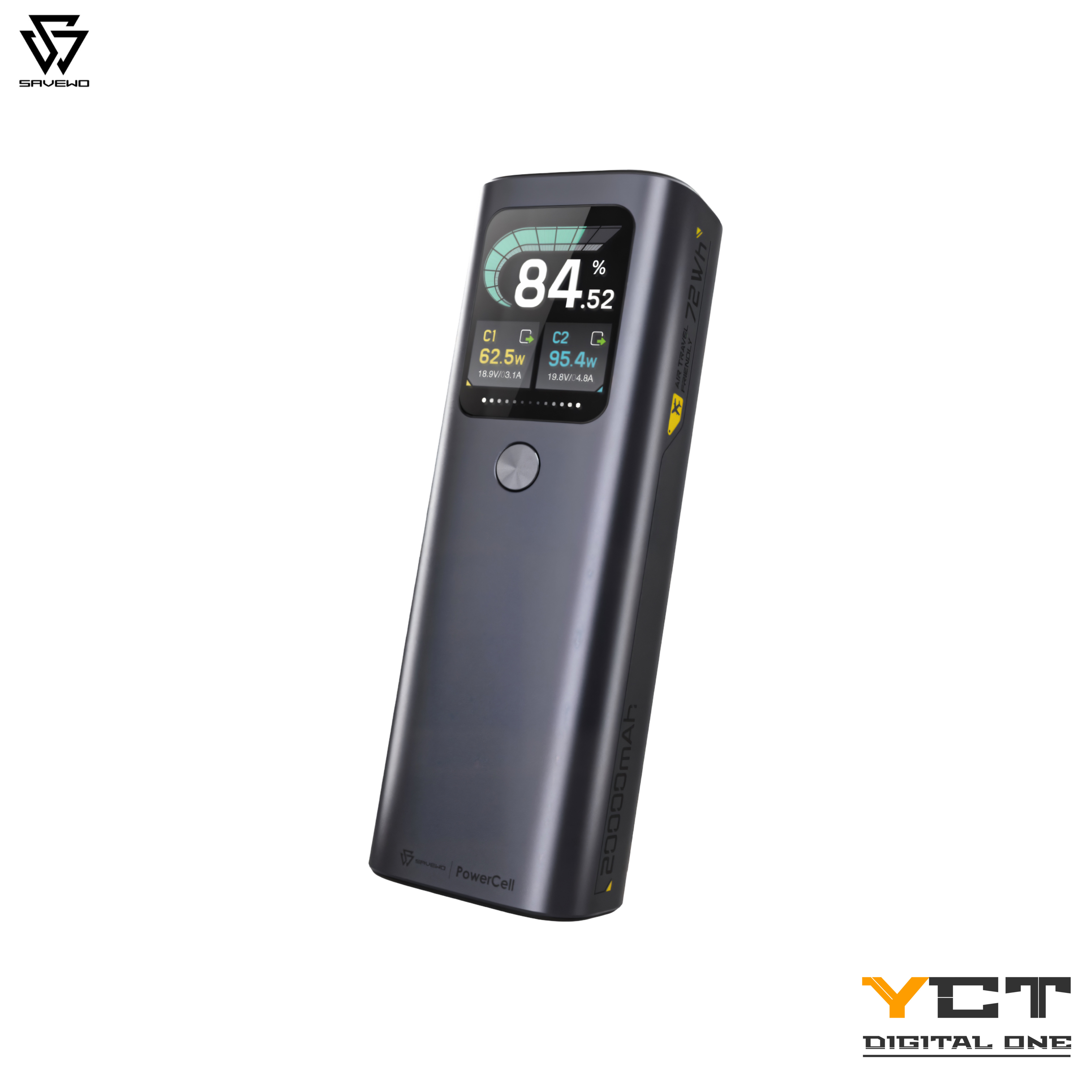 SAVEWO PowerCell PC20K1 20000mAh 165W 高性能大容量行動電源