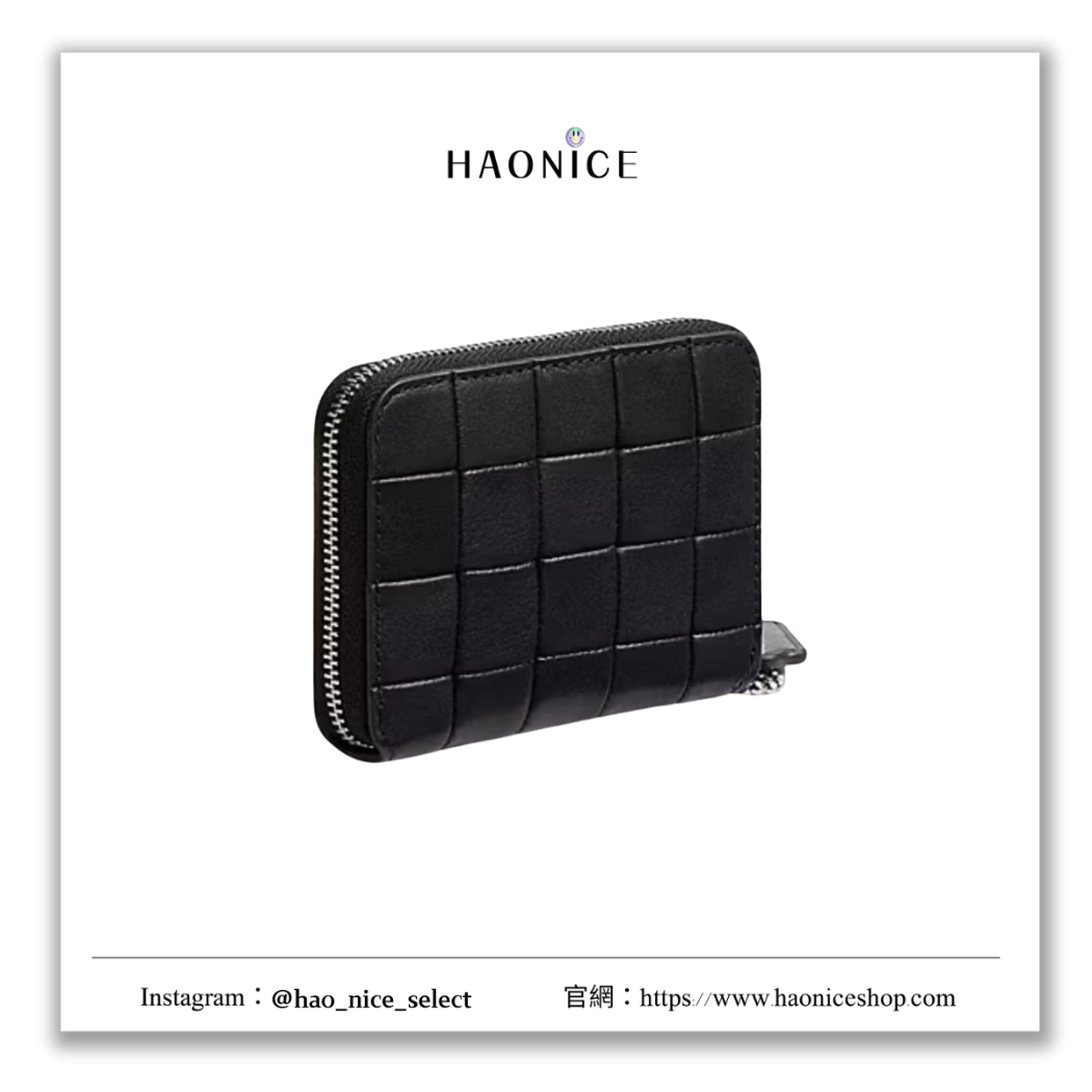 【HAO NICE】100%正品 COACH 美國精品🇺🇸棋盤格紋皮革拉鍊零錢包 錢包