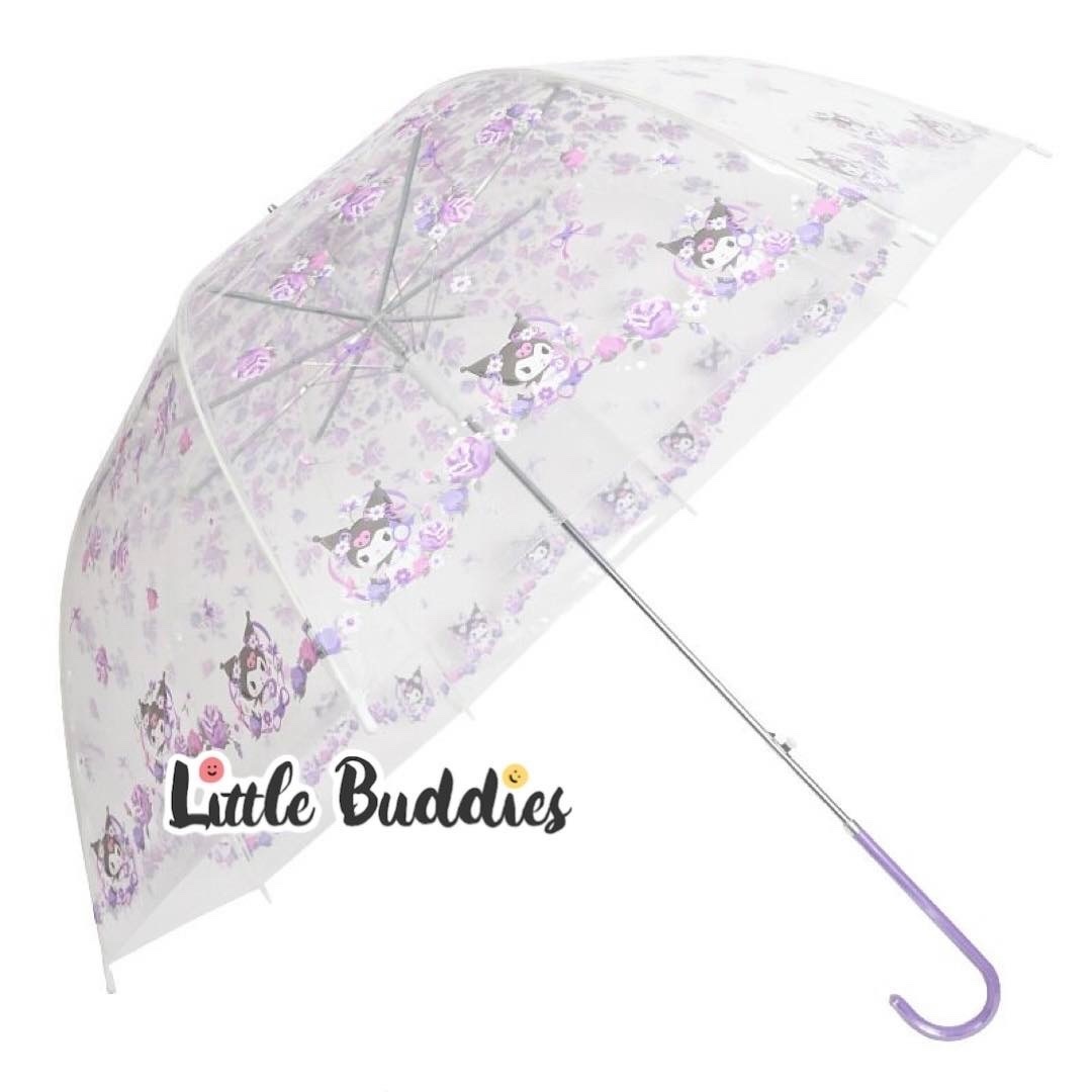 港版Sanrio/ 角落生物/ 蠟筆小新/ 小忌廉 透明長遮 60cm