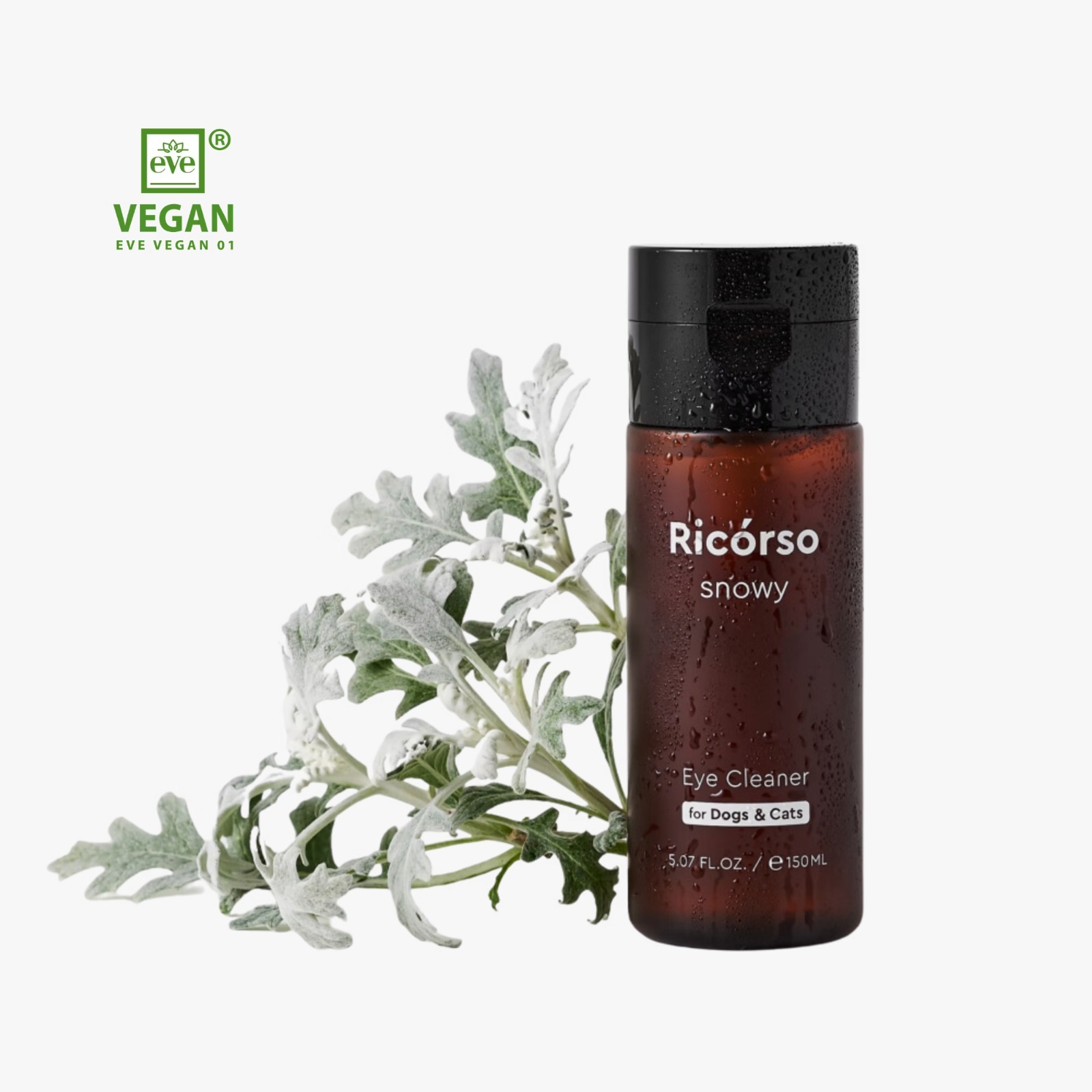 Ricórso • Snowy 雪白淚痕清潔液 ⛤ 150ml｜100%發酵水超微細粒子