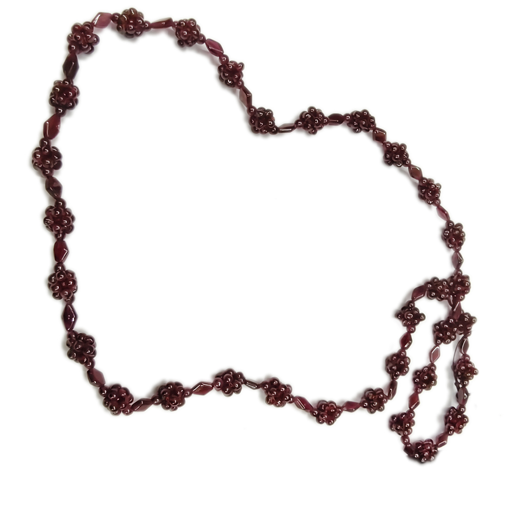 桃花紅石榴石項鍊【十方】143312