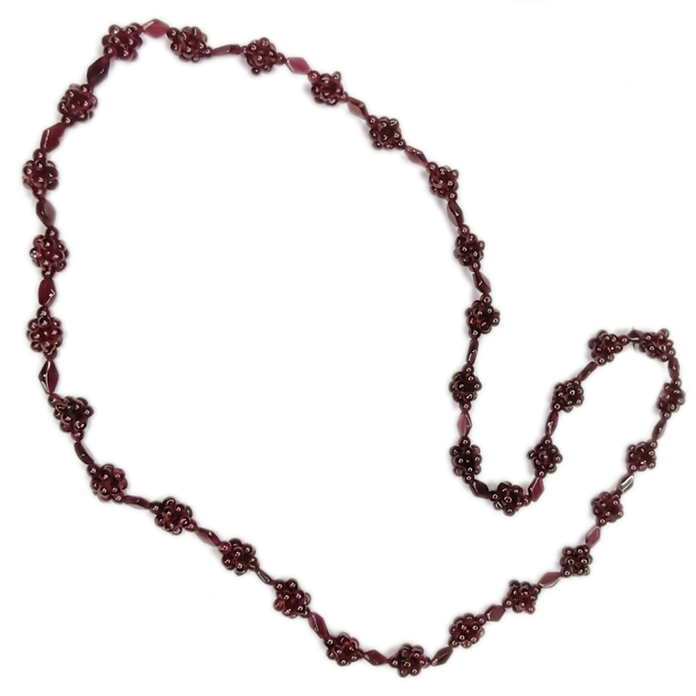 桃花紅石榴石項鍊【十方】143312