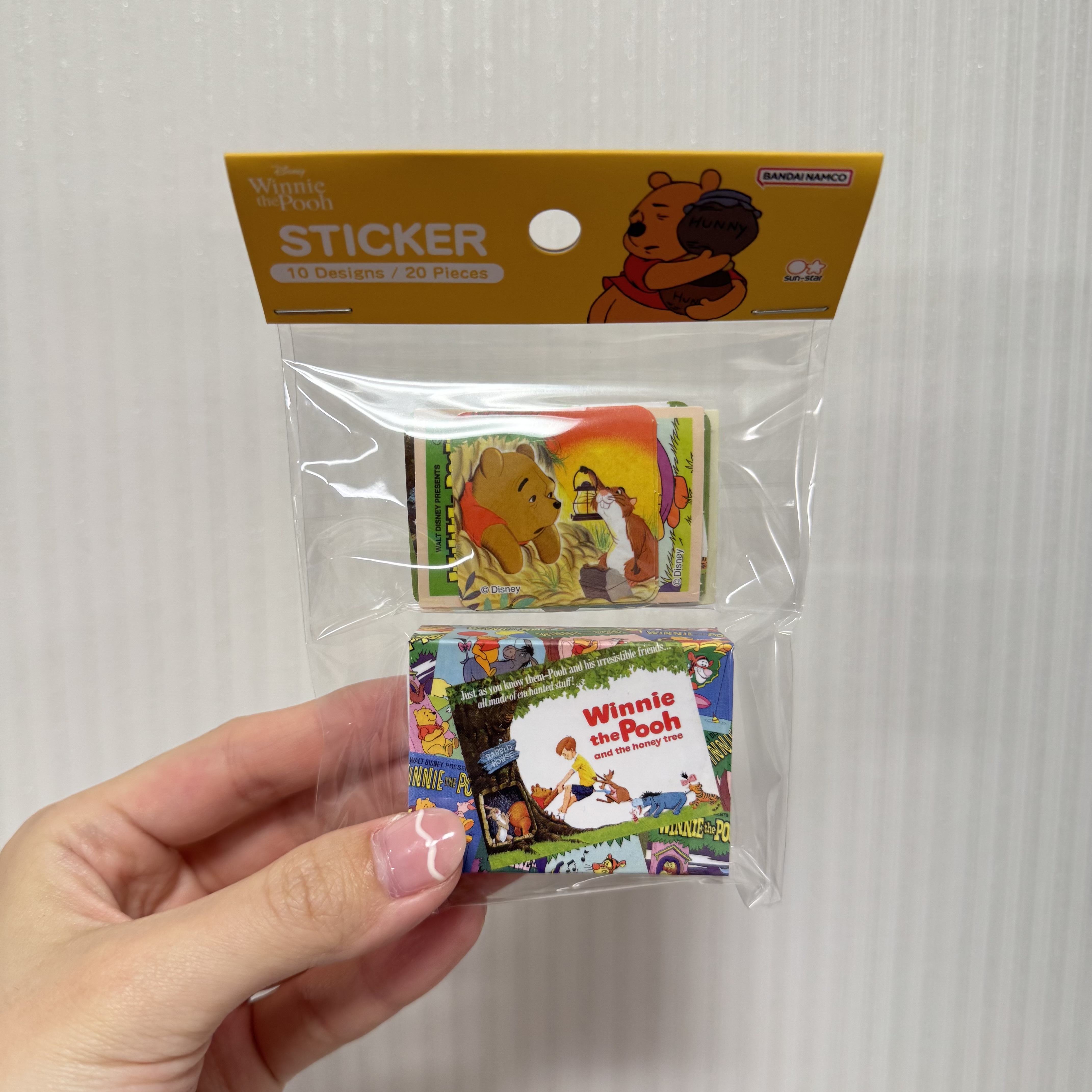JP Pooh 懷舊貼紙連盒 0208 TK250517