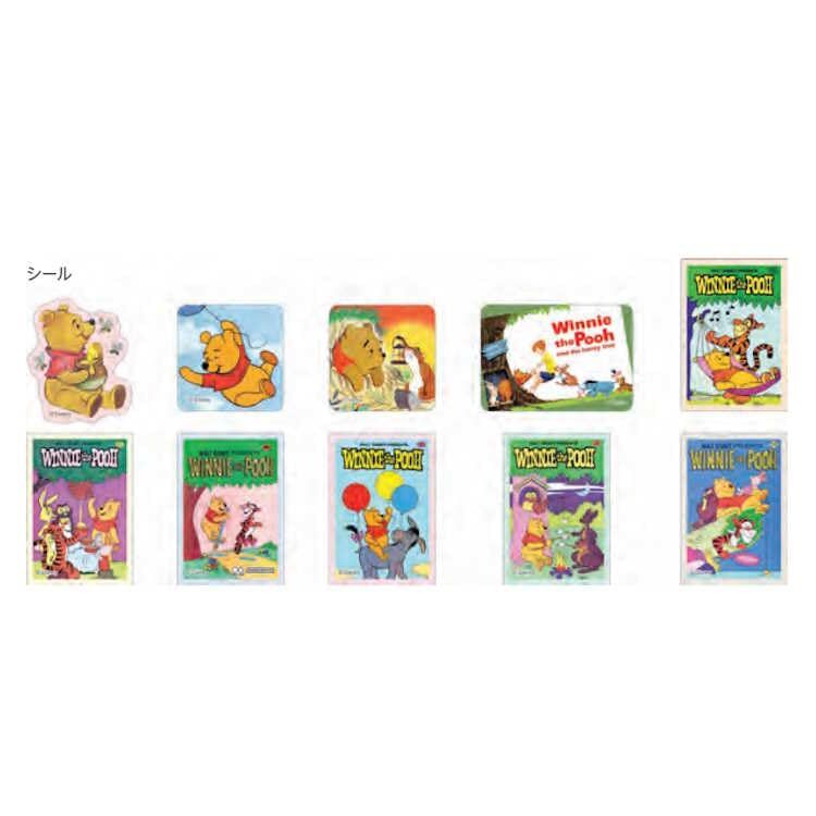 JP Pooh 懷舊貼紙連盒 0208 TK250517