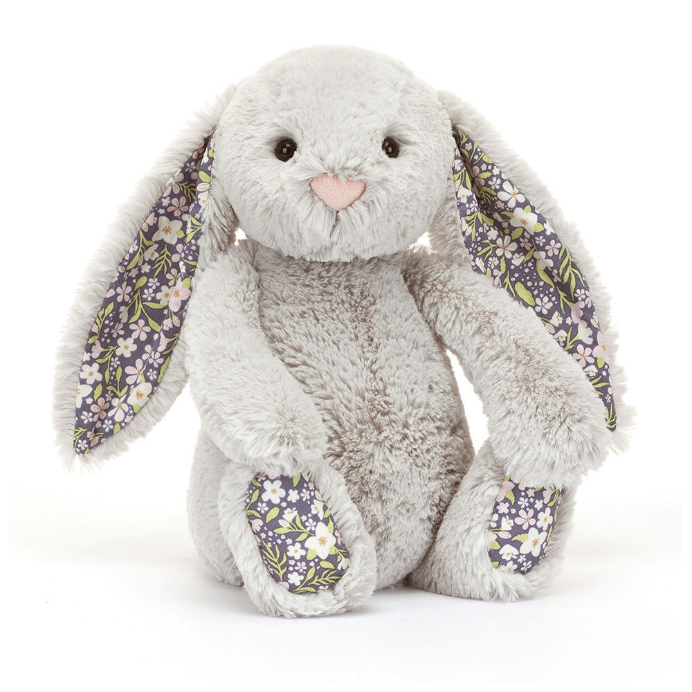 JELLYCAT 紫灰色碎花兔仔 Blossom Silver Bunny 'Bloom'