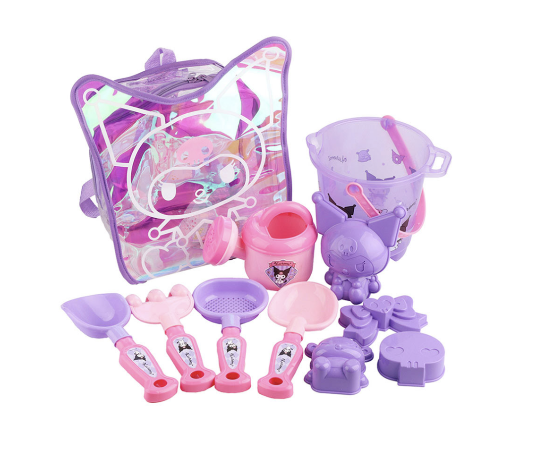 韓國直送 Sanrio 沙灘玩具背包套裝 -Kuromi