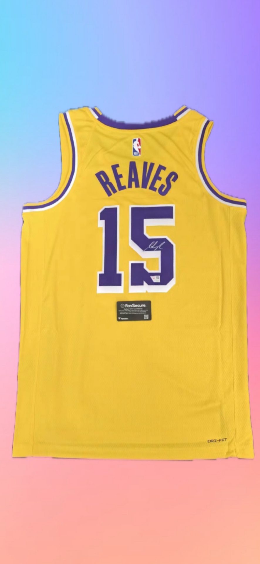 Austin Reaves SW簽名球衣 Fanatics COA