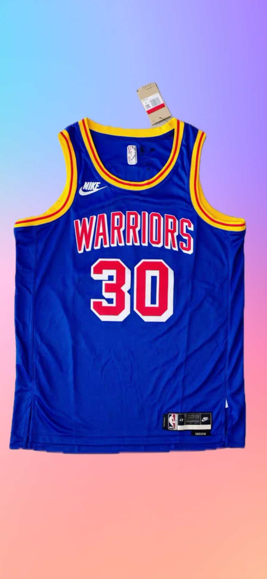 Stephen Curry 2974同款簽名球衣加簽2974 USASM JSA COA