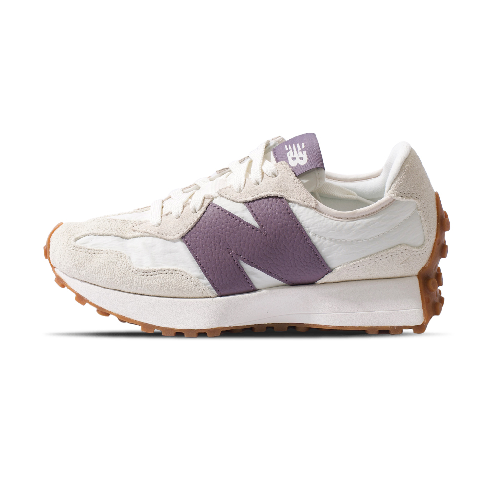 New Balance NB 327 女鞋 米白紫色 運動 休閒 B楦 麂皮 拼接 復古 膠底 休閒鞋 WS327FTC