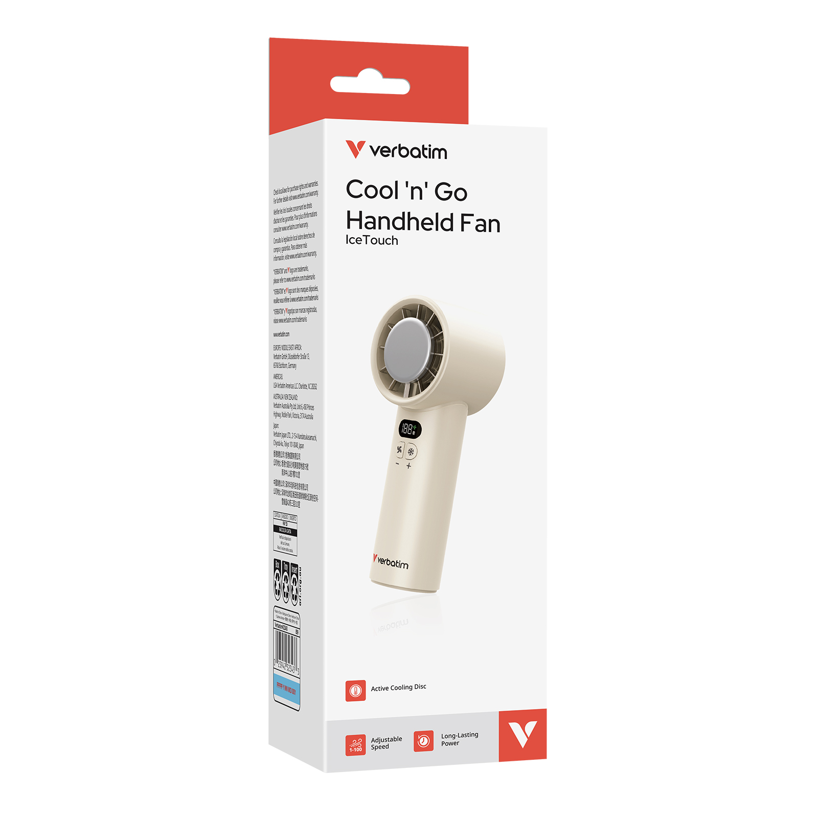 Cool ‘n’ Go Handheld Fan - IceTouch