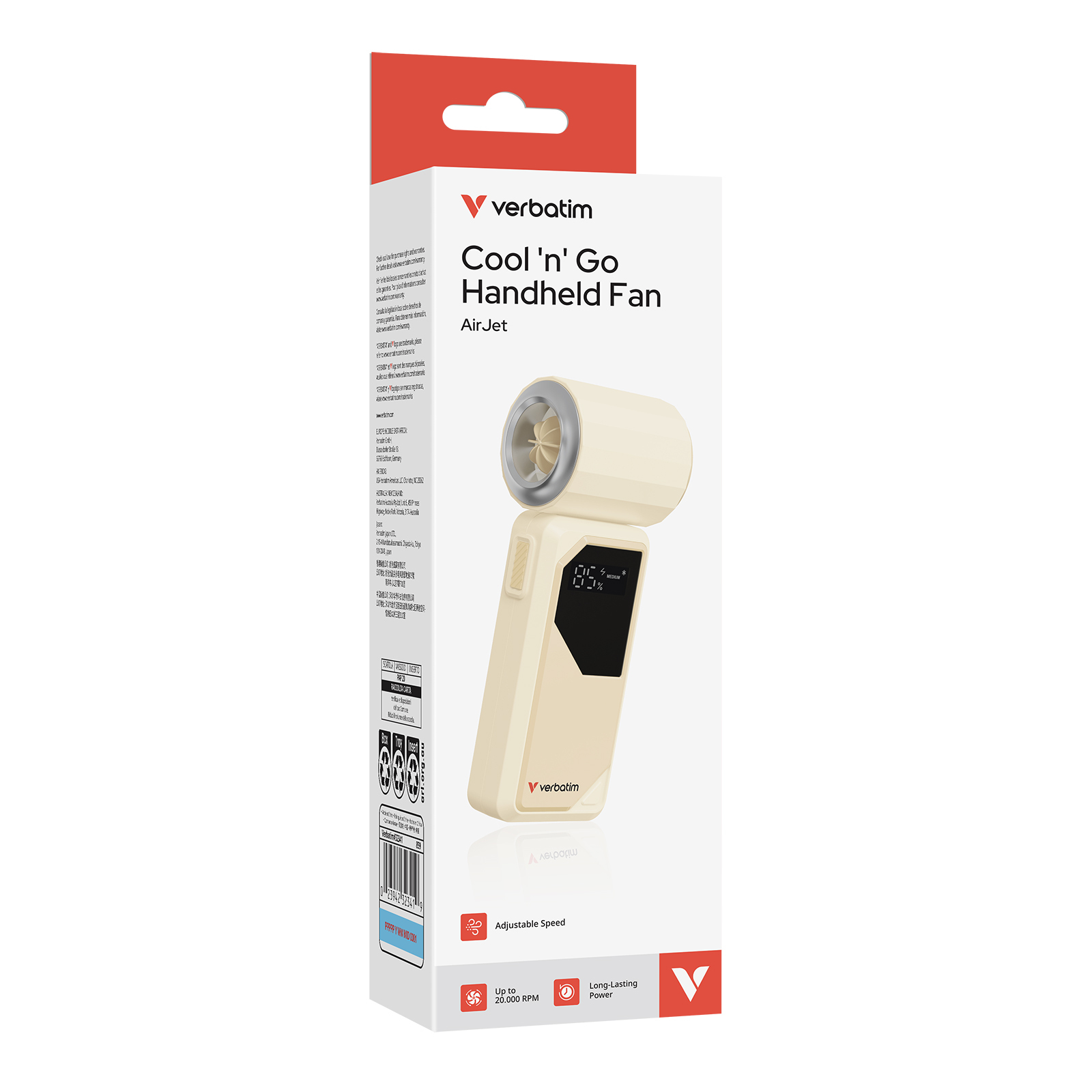 Cool ‘n’ Go Handheld Fan - AirJet