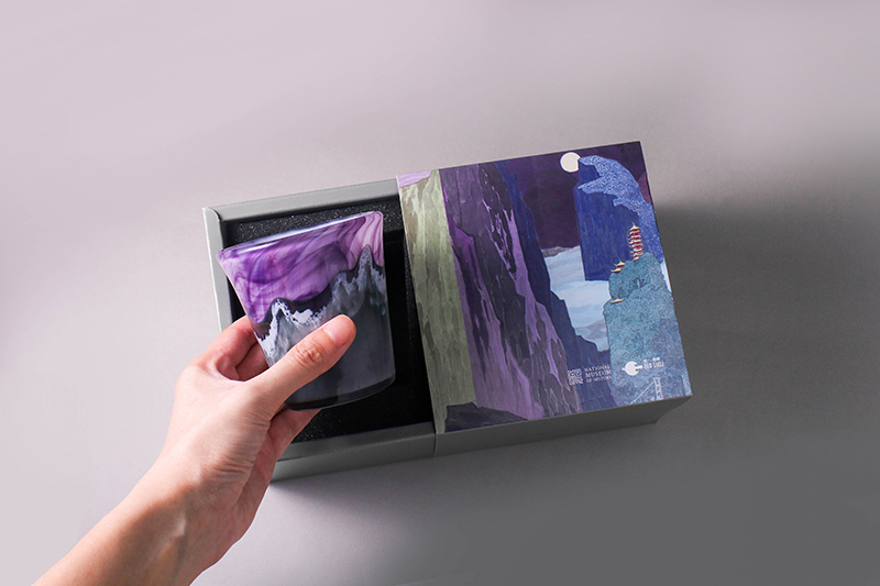 紅琉璃史博館聯名琉璃杯