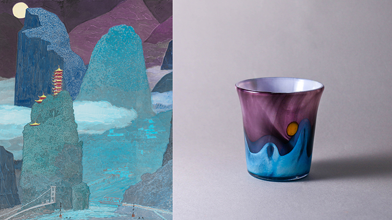 紅琉璃史博館聯名琉璃杯