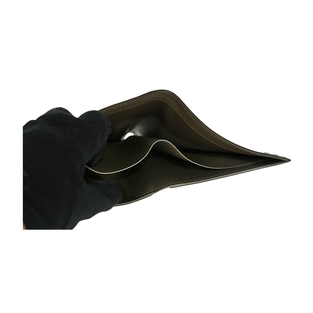 【BURBERRY】經典格紋帆布對開8卡短夾(暖感棕) 8106333 C1213