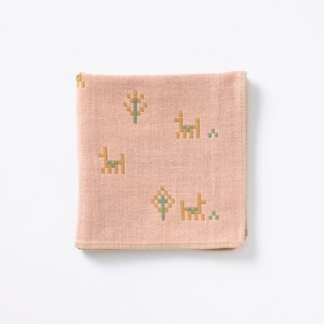 中川政七商店 - 今治棉紗 毛巾手帕 / 鹿 x 桃