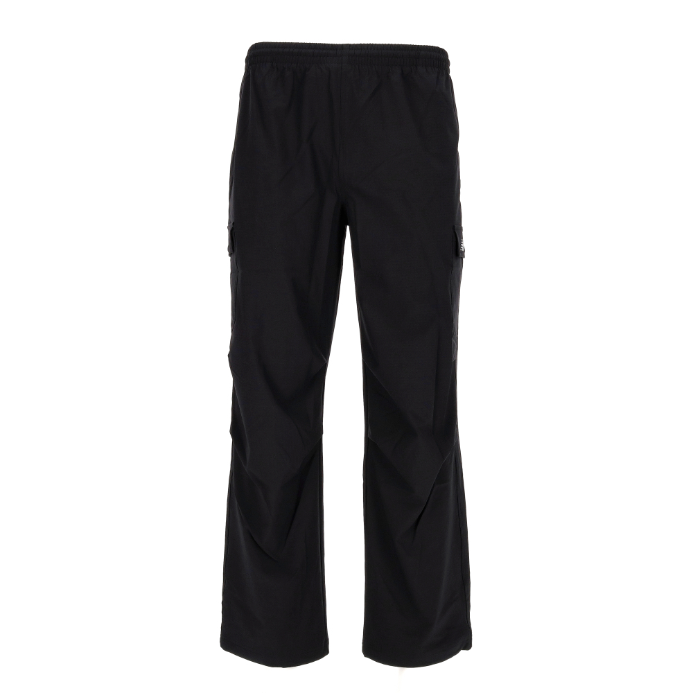 New Balance 男款 黑色 運動 休閒 美規 口袋 腰部鬆緊 抽繩 工裝 長褲 MP51538BK