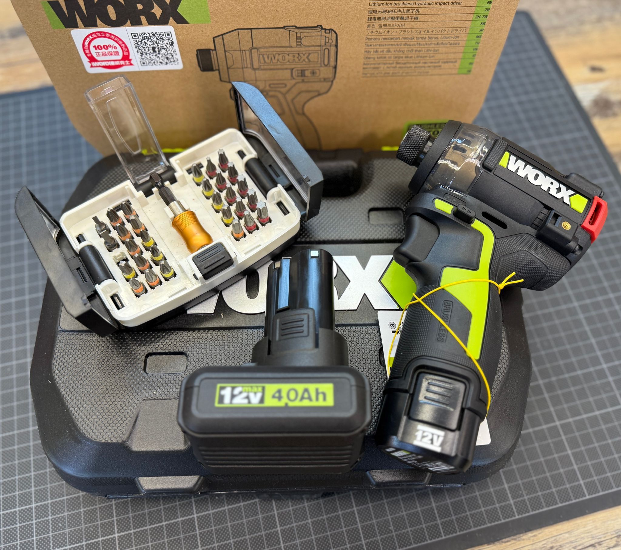 WU138 WORX威克士12V無刷液壓電批