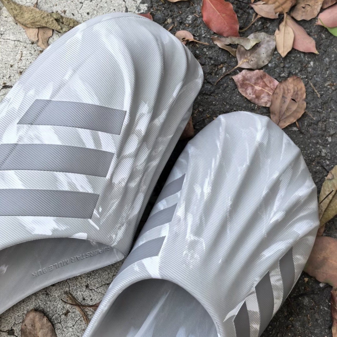 ADIDAS ADIFOM SUPERSTAR MULE 灰 貝殼鞋 胖胖鞋 穆勒鞋 懶人鞋