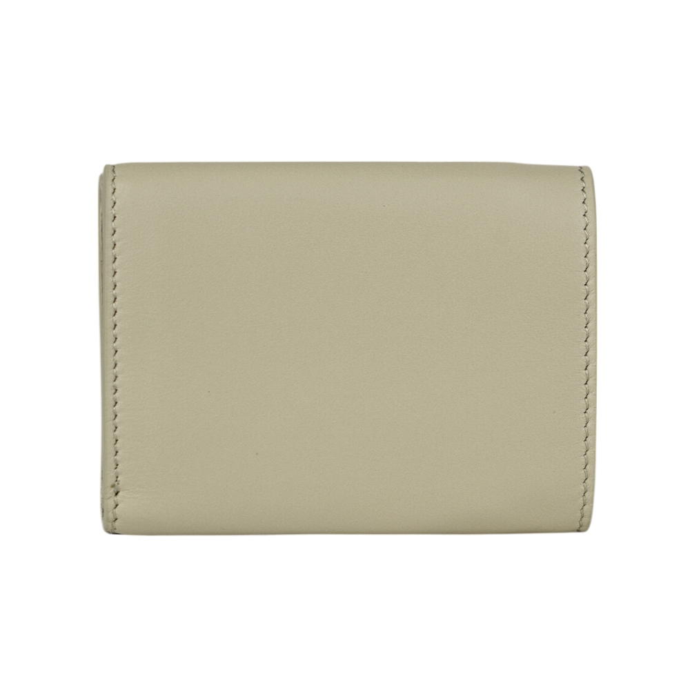 【FENDI】Baguette FF Logo三折短夾(鼠尾草綠)(Micro) 8M0395 AAJD F1AST