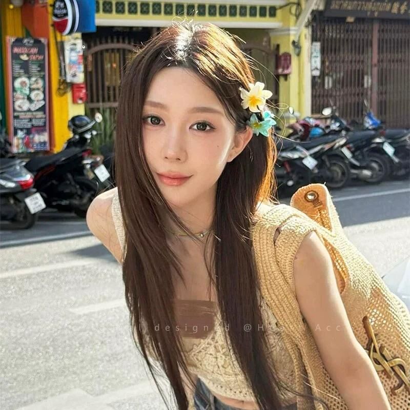 [4 FOR RM10] 4cm Plumeria Mini Holiday Claw Clip