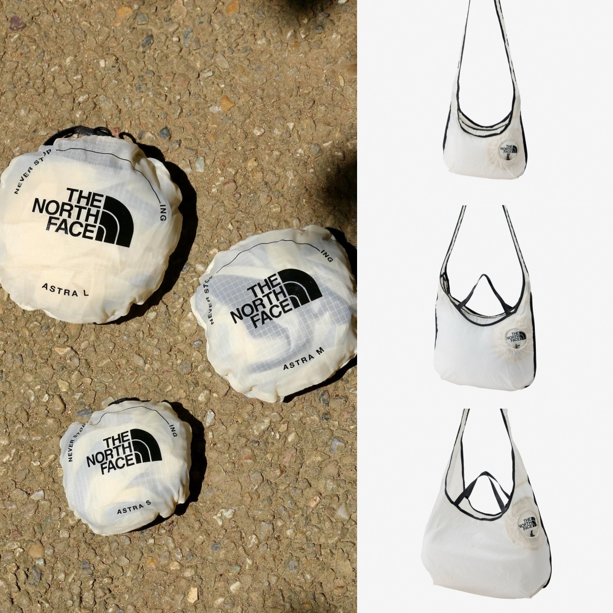 預購┃日本 THE NORTH FACE 輕量 抗撕裂 尼龍 收納 折疊 小包 側背包 托特袋 購物袋 Astra Shoulder Bag