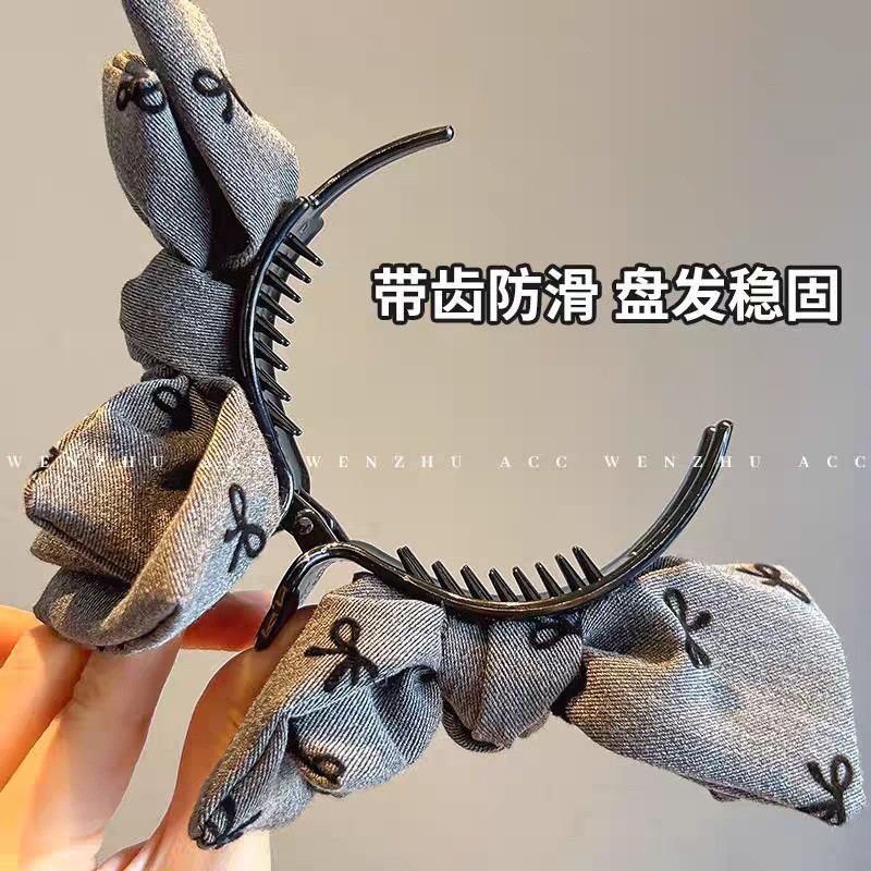 [2 FOR RM10] Elegant Bow Back Ponytail Claw