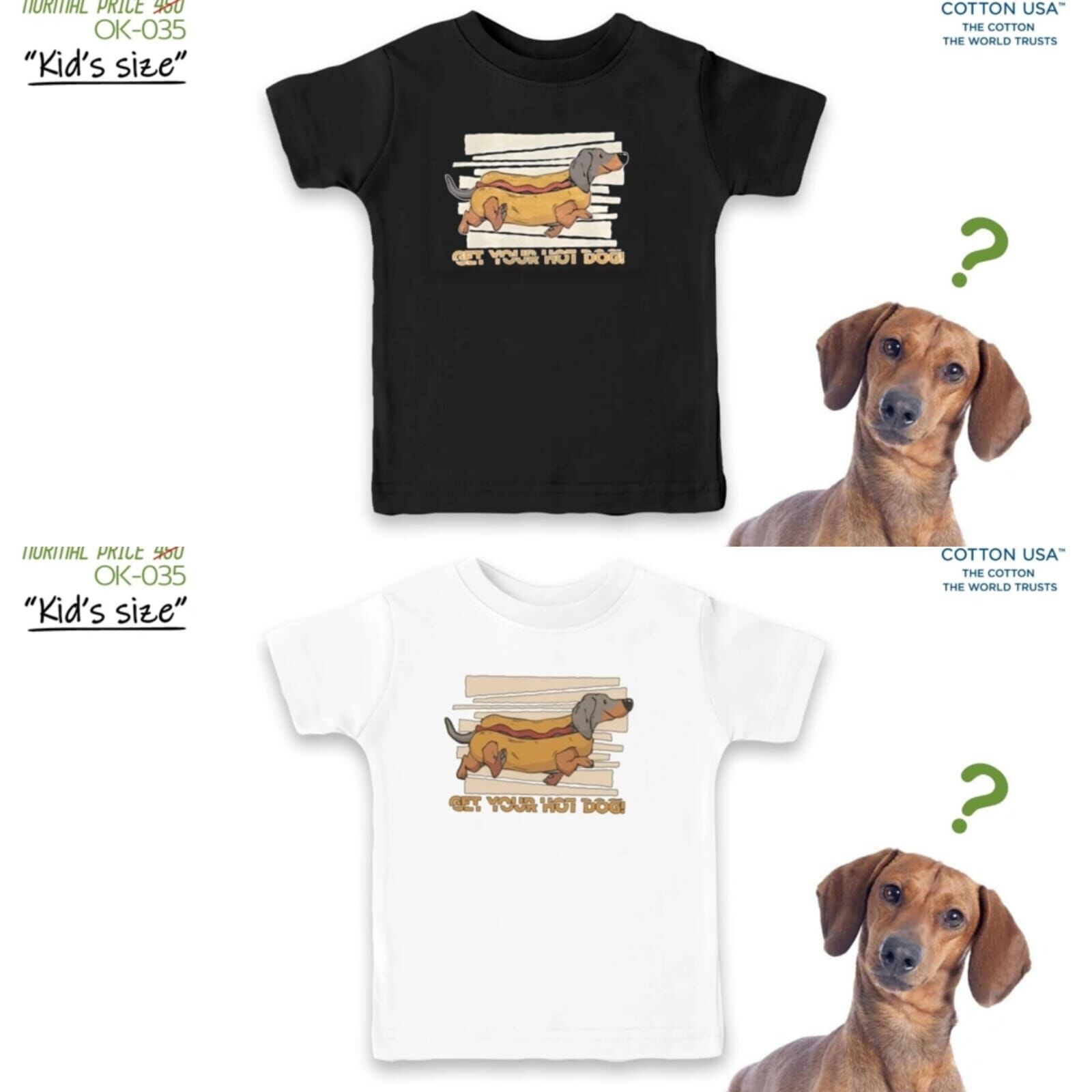 泰國熱狗小童T-Shirt(T5 T738)