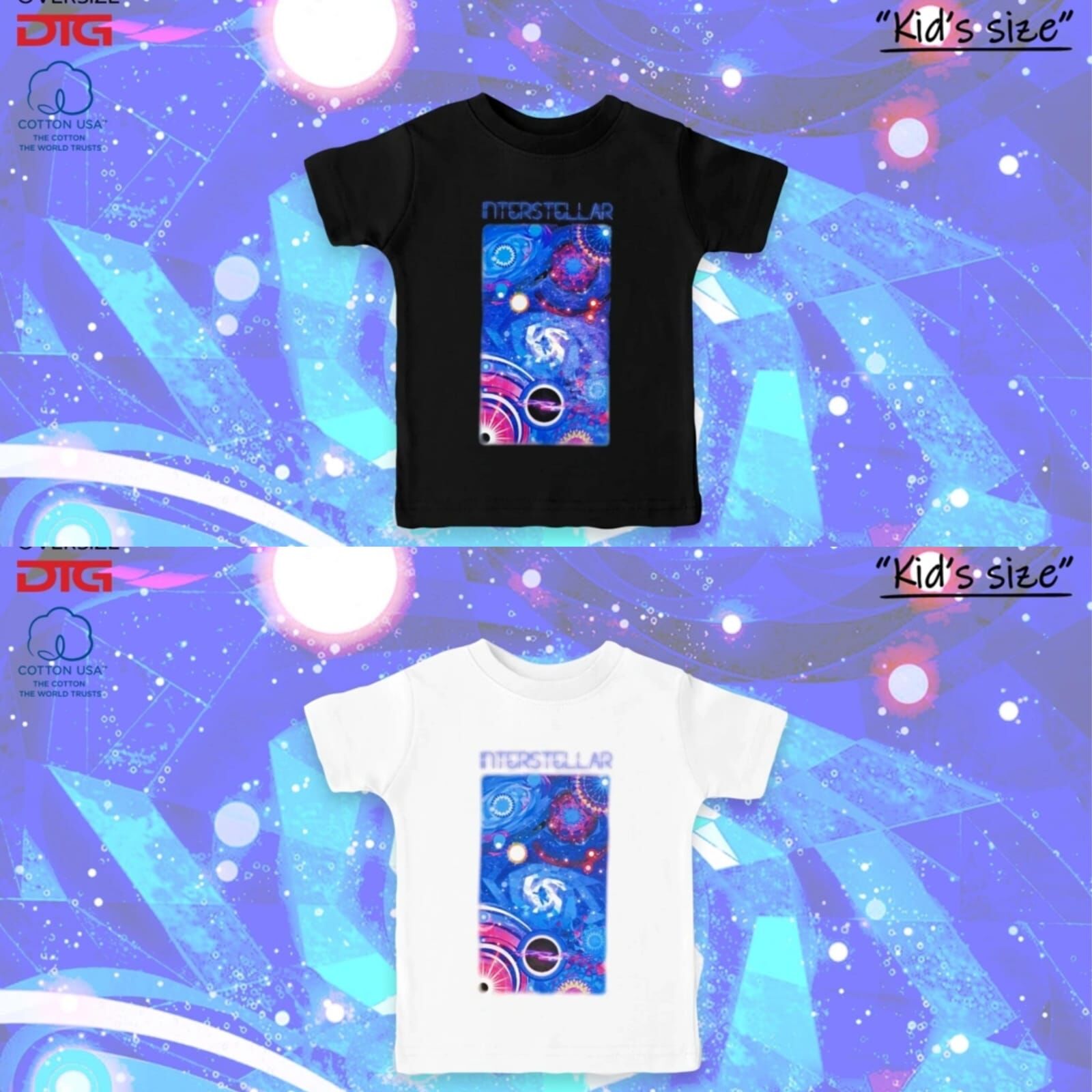 泰國星球夜空小童T-Shirt(T5 T739)