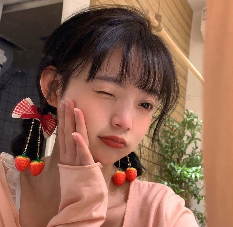 [4 FOR RM10] Sweet Strawberry Fabric Bow Hair Clip