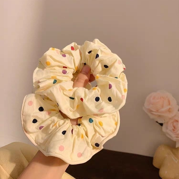 [3 FOR RM10] Colorful Polka Dot Fresh Scrunchie