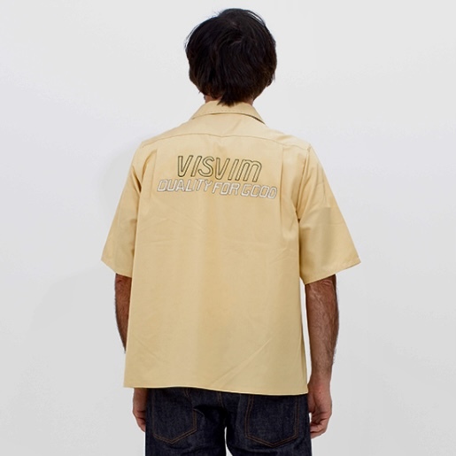 9/5 RE-STOCK: VISVIM 2025 S/S KEESEY SP SHIRT S/S (WOOL/SILK) - PRE ORDER ITEM (預訂中)