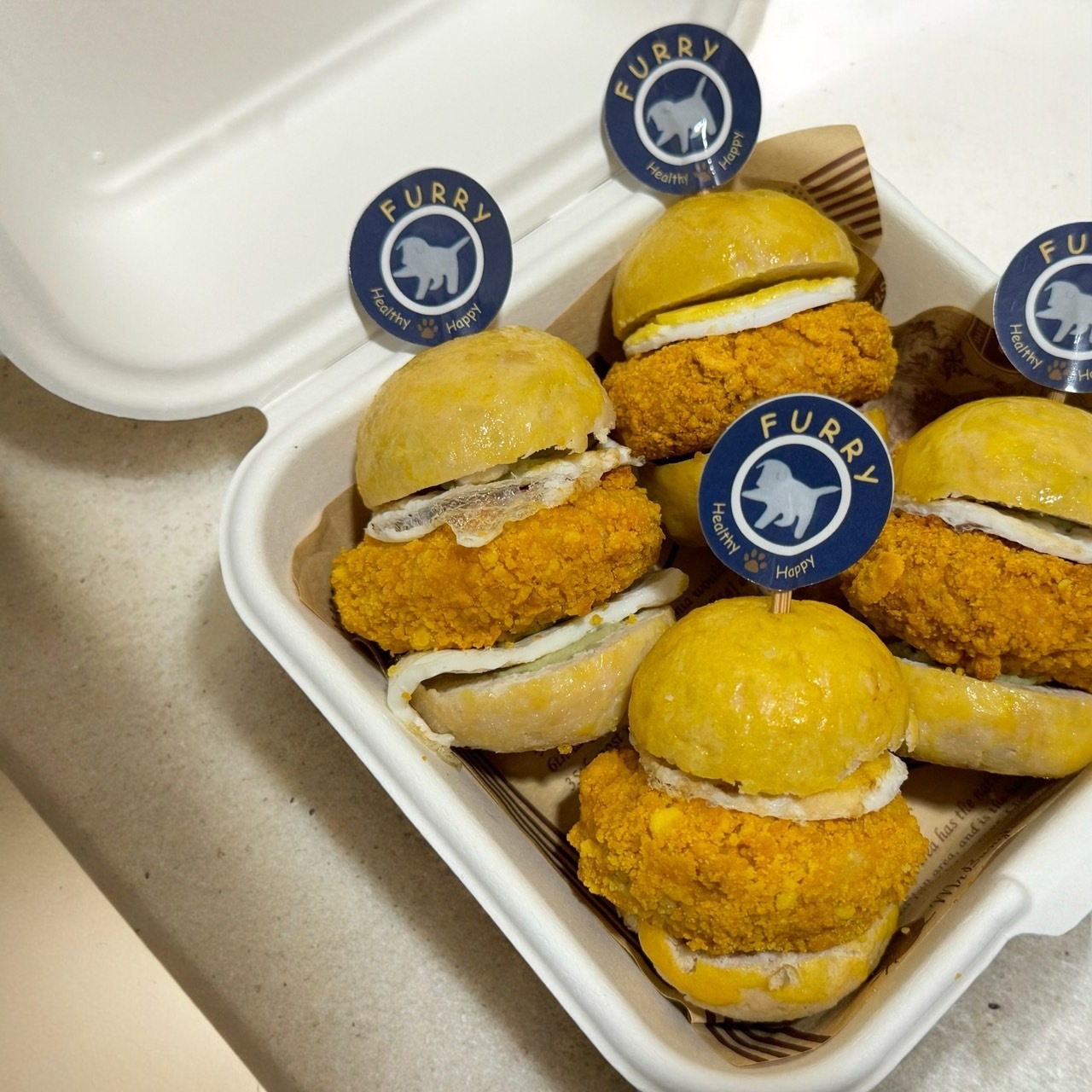 《預購》🌟迷你麥香雞堡🌟造型鮮食🌟寵物可食用🌟採手工製作