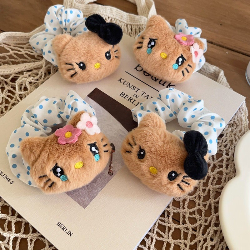 [2 FOR RM10] Kitty Ribbon Scrunchies