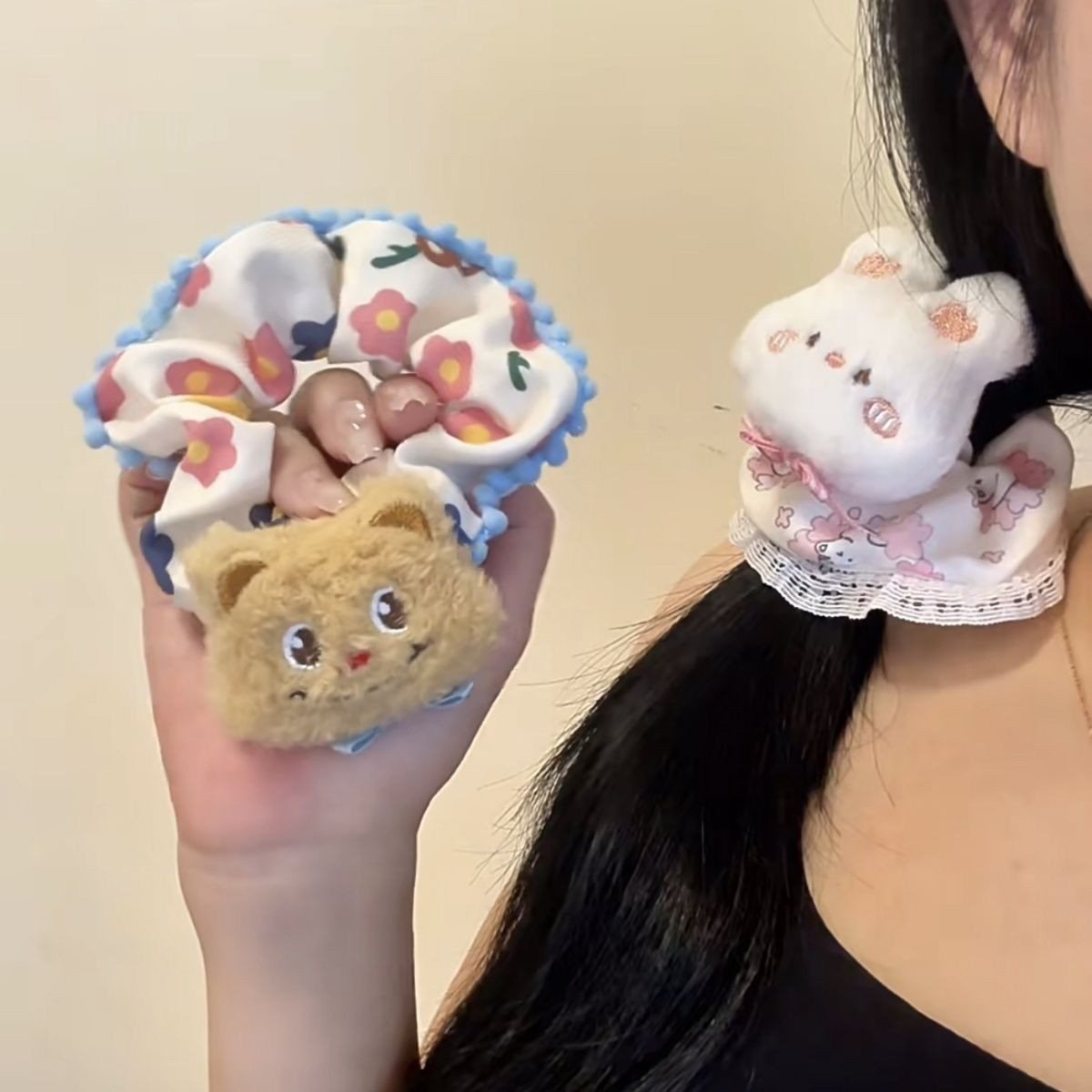 [2 FOR RM10] Cute Plush Doll Scrunchie