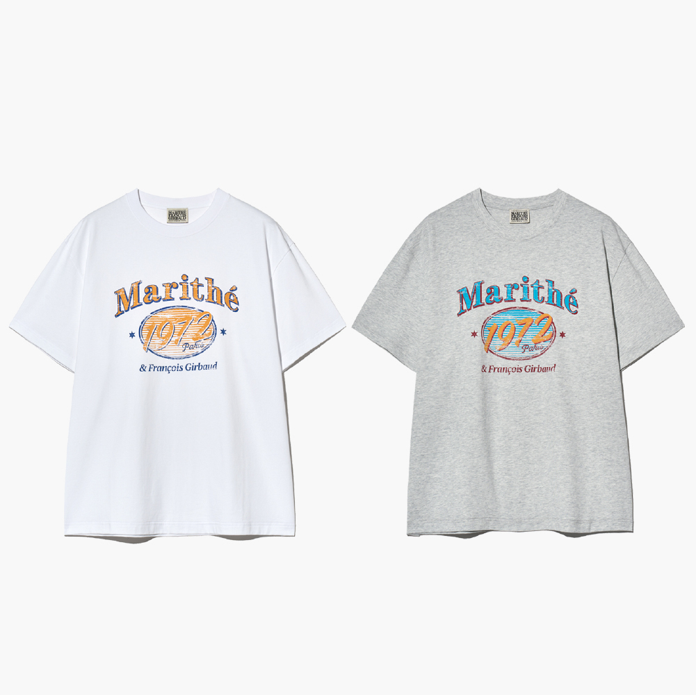 預購韓國MARITHE W OVERSIZED ELLIPSE GRAPHIC TEE 女款