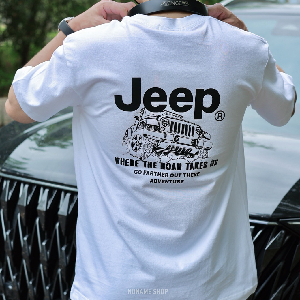 JEEP 美式 吉普車 塗鴉 短袖 十色 (男款)